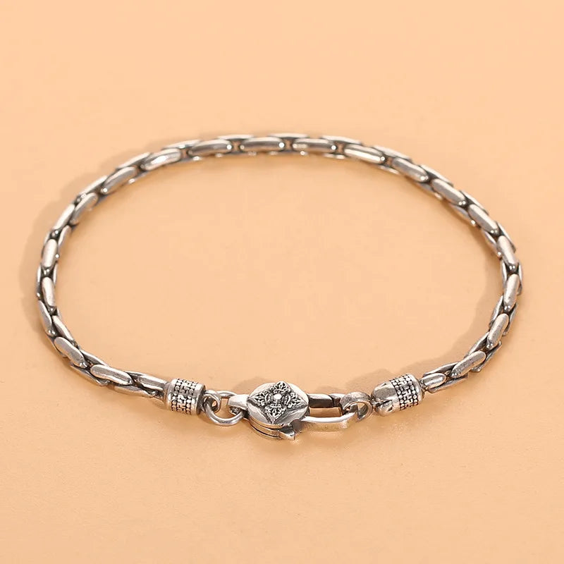 Vajra Buckle Head Bracelet Retro Ethnic Style