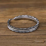 Yunnan Snowflake Silver Open Bracelet Jewelry
