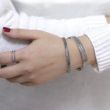 Retro Feather Leaves Bracelet Bangle Women Accessories Party Bijoux