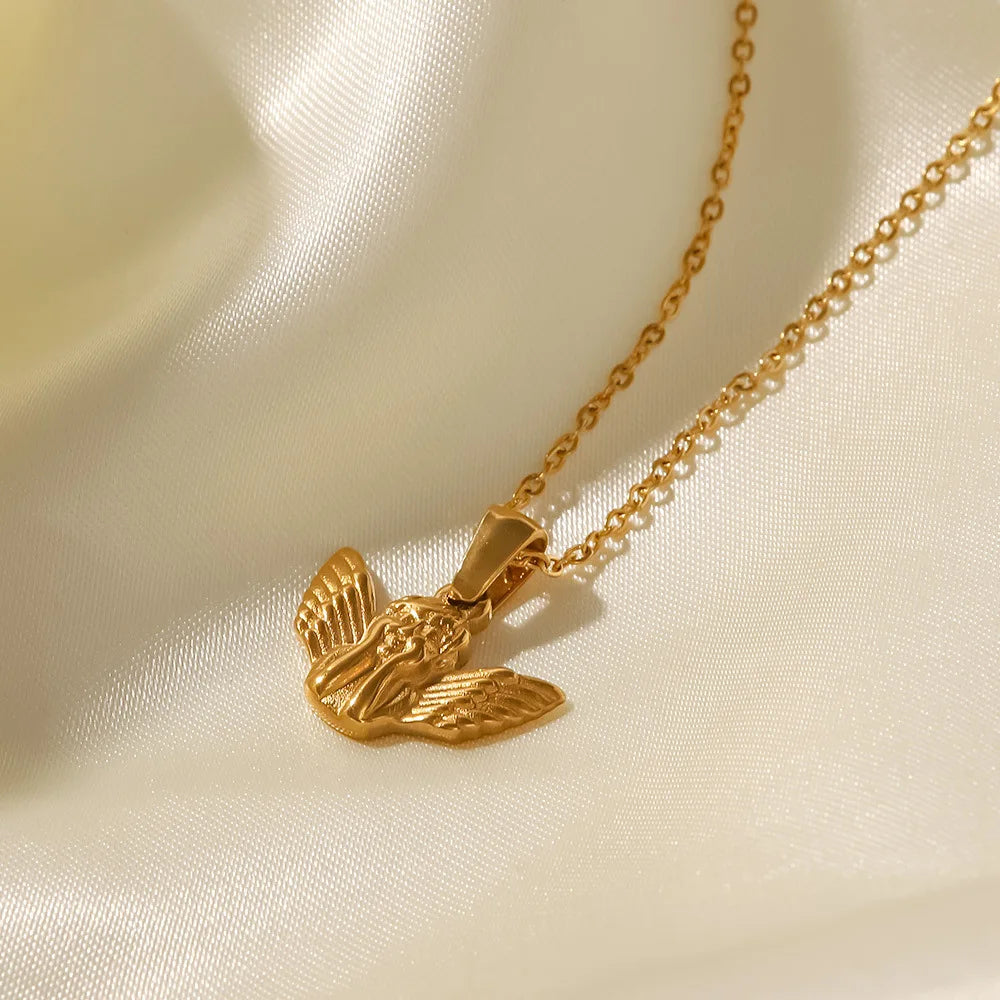 Vintage Stainless Steel Necklace for Women