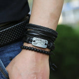 Retro Multi-layer Leather Woven Men's Bracelet