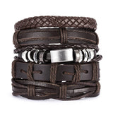 Retro Multi-layer Leather Woven Men's Bracelet