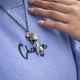 Retro Nezha Pendant Men's Necklace Wild Jewelry