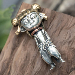 Retro Nezha Pendant Men's Personality Necklace Pendant