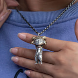Retro Nezha Pendant Men's Necklace