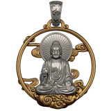 Vintage Buddha Pendant Twelve Zodiac Manjusri Guanyin Amulet