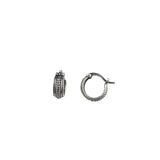 S925 Sterling Silver Earrings Hollow Stud Open Beetle Shape Rock Style