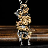 Men's Retro Lucky Fortune God of Wealth Pendant