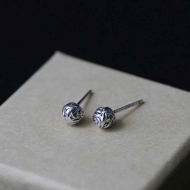 Hydrangea S925 Sterling Silver Ear Bone Earrings