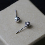 Hydrangea S925 Sterling Silver Ear Bone Earrings