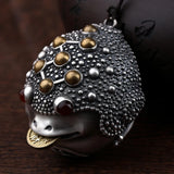 Silver Golden Toad Pendant Handle Massage Key Pendant Luck Car Small Pendant