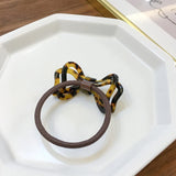 Retro Bowknot Ponytail Hair Circle High Elastic Female Head Rope