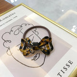 Retro Bowknot Ponytail Hair Circle High Elastic Female Head Rope