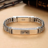 Retro Tiger Bracelet Men's Peace Pattern Zodiac Bracelet