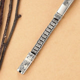 Retro Tiger Bracelet Men's Peace Pattern Zodiac Jewelry