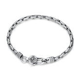 Vajra Buckle Men's Silver Bracelet & Fine Jewelry