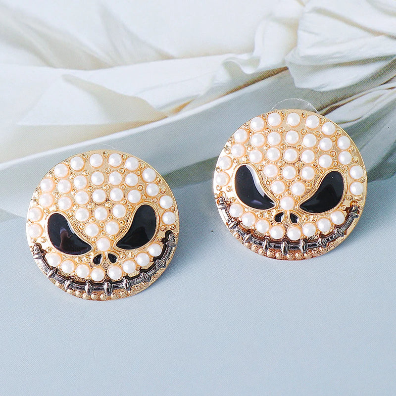 Crystal Snow Monster Drop Earrings for Women