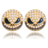 Crystal Snow Monster Drop Earrings for Women