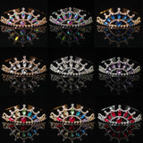 Kids Rhinestone Crown Headdress Princess Hair Jewelry