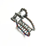 Crystal Heart Hair Claw Geometric Crab Clip Pearl Hair Clip Wedding Hair Jewelry