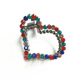 Crystal Heart Hair Claw Geometric Crab Clip Pearl Hair Clip Wedding Hair Jewelry