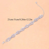 Crystal Evil Eye Anklet Bracelet for Women