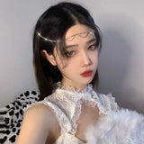 Rhinestone Hair Accessories Tassel Hair Chain Catwalk Show