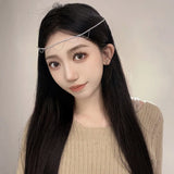 Rhinestone Hair Accessories Tassel Hair Chain Catwalk Show