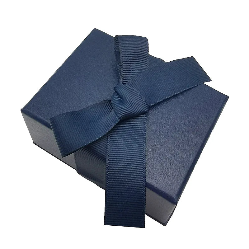 Ribbon Bow Necklace Jewellery Box Gift Packaging