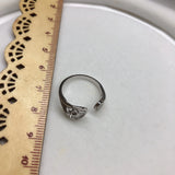 Adjustable Ring Base Mountings Findings Settings for Pearl Beads