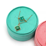 Ring Necklace 2 In 1 Box Pendant Holder Box Jewelry Container
