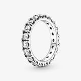 925 Silver Star Moon Heart Zircon Rings Wedding Jewelry