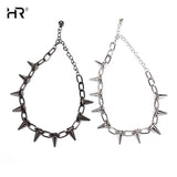 Rivets Chokers Punk Goth CCB Material Choker Necklace Spike Rivet Necklace