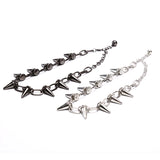 Rivets Chokers Punk Goth CCB Material Choker Necklace Spike