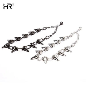 Rivets Chokers Punk Goth CCB Material Choker Necklace Spike Rivet Necklace