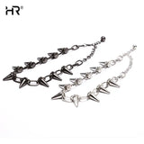 Rivets Chokers Punk Goth CCB Material Choker Necklace Spike Rivet Necklace