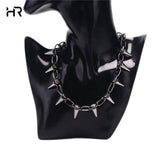 Rivets Chokers Punk Goth CCB Material Choker Necklace Spike Rivet Necklace