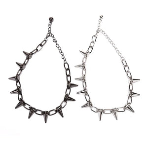 Rivets Choker Punk Goth Necklace Spike Rock Gothic Choker