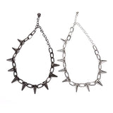 Rivets Choker Punk Goth Necklace Spike Rock Gothic Choker