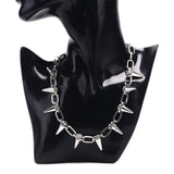 Rivets Choker Punk Goth Necklace Spike Rock Gothic Choker