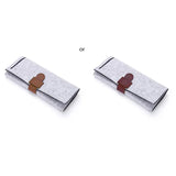 Felt Jewelry Roll Storage Bag Portable Travel Earrings Necklaces Bracelets