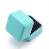 Romantic Leather Jewelry Display Ring Box Pendant Holder Gift