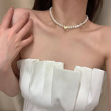 Heart Natural Baroque Freshwater Pearl Necklace