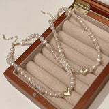 Heart Natural Baroque Freshwater Pearl Necklace