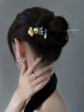 Colorful Rose Flower Hair Sticks Hairpins for Women