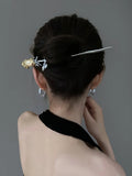 Colorful Rose Flower Hair Sticks Hairpins for Women