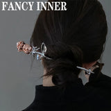 Colorful Rose Flower Hair Sticks Hairpins for Women