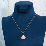 Rose Gradual Pink Skirt Necklace Women's Party Birthday Gift