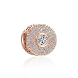 Rose European DIY Beads for Silver 925 Bracelet F073