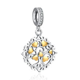Rose European DIY Beads for Silver 925 Bracelet F073